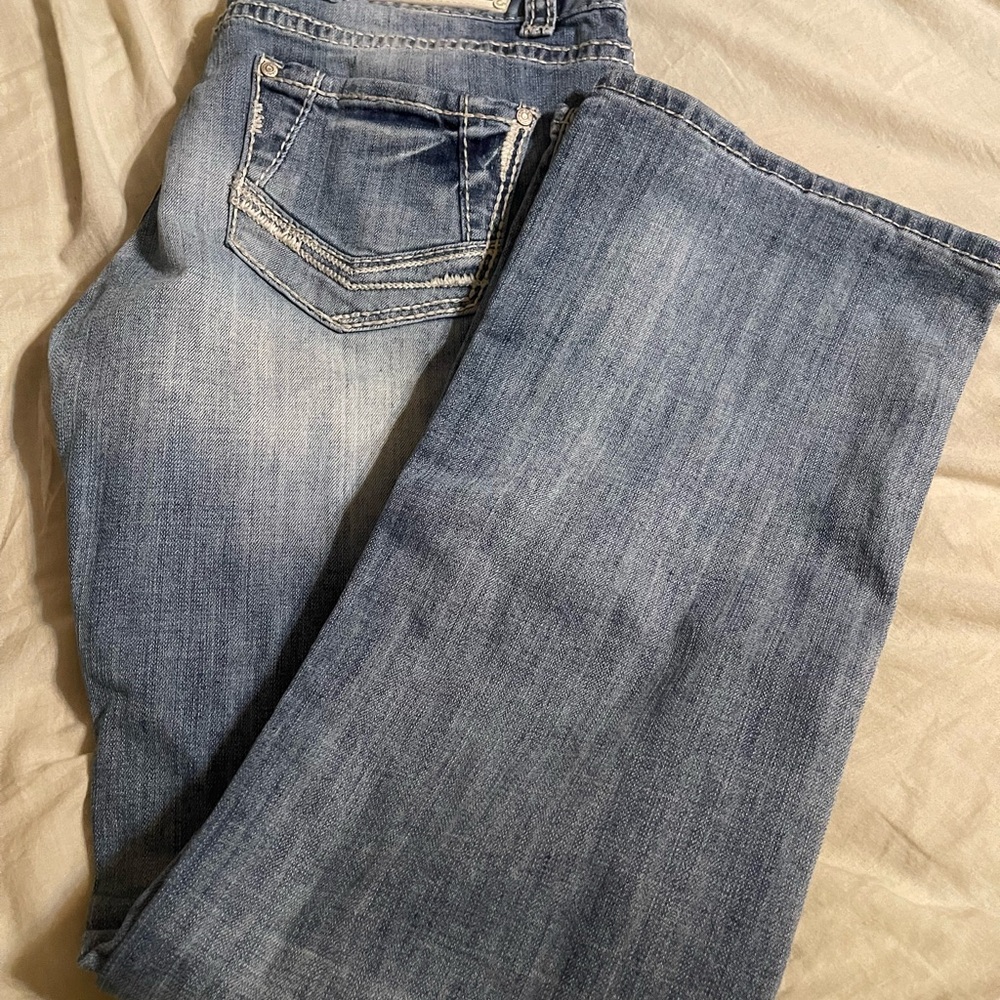 Stylish Blue Boot Cut Jeans